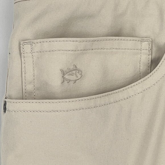 Southern Tide Men’s Tan Performance Golf Pants 34 Outdoor Stretch Comfort - Picture 4 of 7